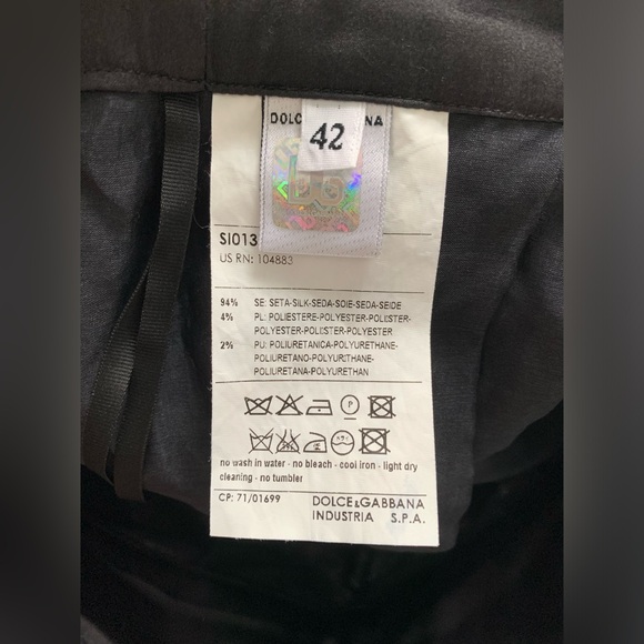 SOLD Dolce&Gabbana D&G silk skirt size 6 - Picture 4 of 6